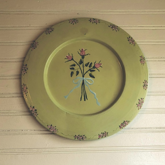 Hand Painted Metal Plate - Picture 5 of 8